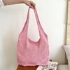 Hollow mesh woven women's bag summer shoulder underarm tote bag large capacity