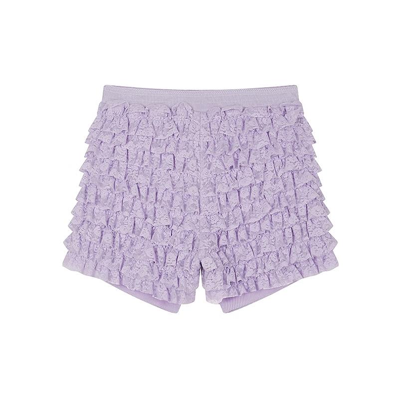 Teenie Weeniebearnova Women's Sweet Lace Tiered Shorts