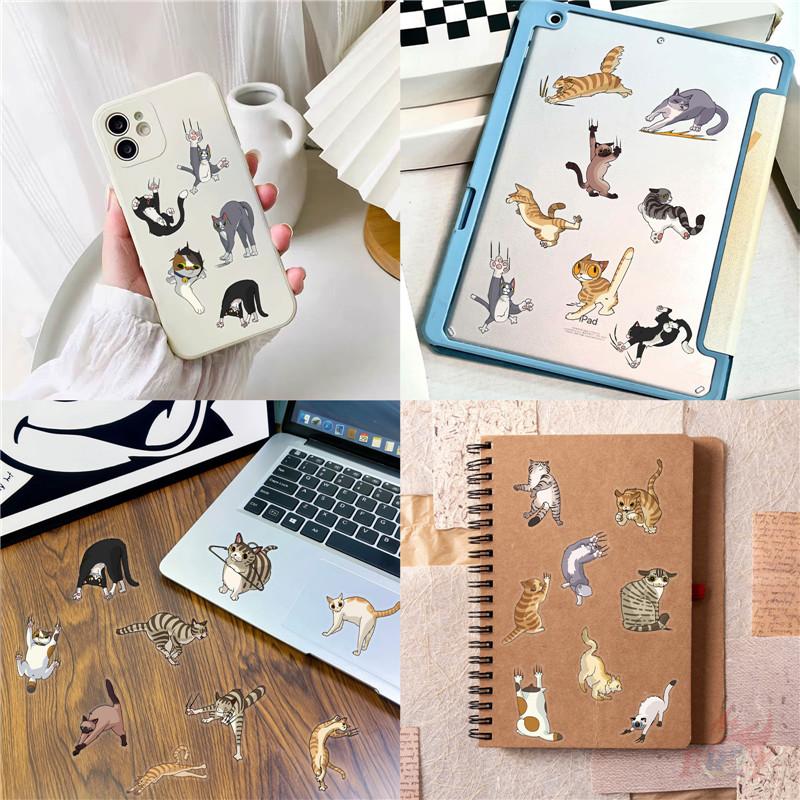 50Pcs/Set Naughty Cats Series 01. Scratch Marks PET Stickers Waterproof DIY Fashion Doodle Decals Stickers