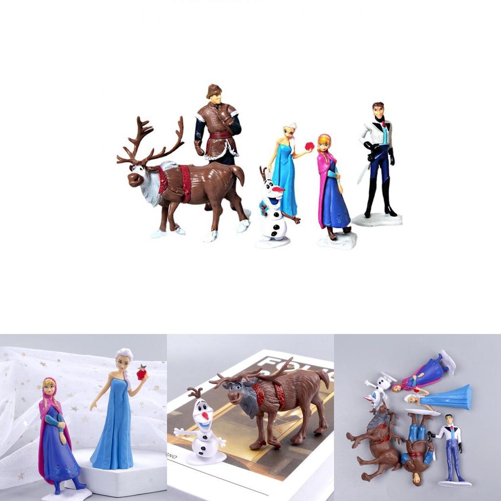 Disney Frozen Princess Figures Toy Blind Box With Anna Elsa Olaf Collectibles For Kids 3 Years Old And Up