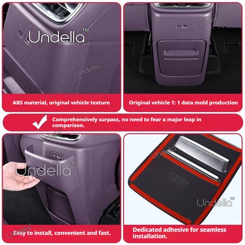 For Leapmotor B10 2026 2027  Rear Central Armrest Anti-kick Pad Anti Scratch Dust Protection Cover Car Interior Modified Parts