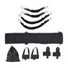 Adjustable Waist Strap 140lbs Home Fighting Jump Resistance Training Device Boxing Resistance Bands Set