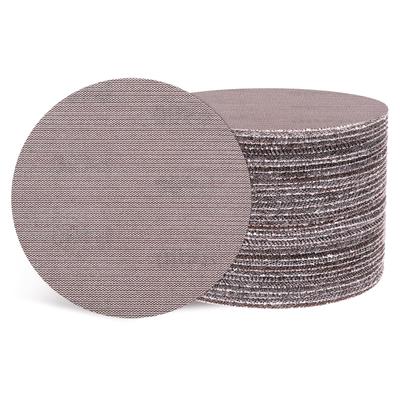 Uxcell Mesh Sanding 100 400 Grit Drywall Sandpaper Hook and Loop Sander Pad for and Flooring 6" Discs, Pieces, Dust-Free Drywall, Putty,