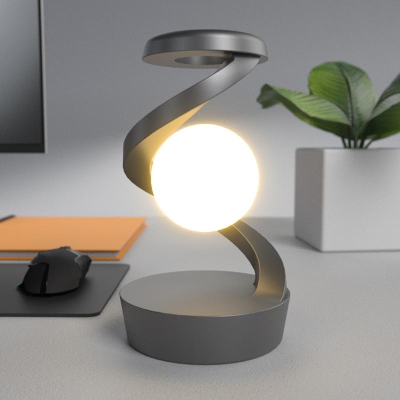 Drifting Whirling Earth Lamp Grasps Complimentary Triggering Surrounding Light Dense Size For Night Table Study Room M4YD