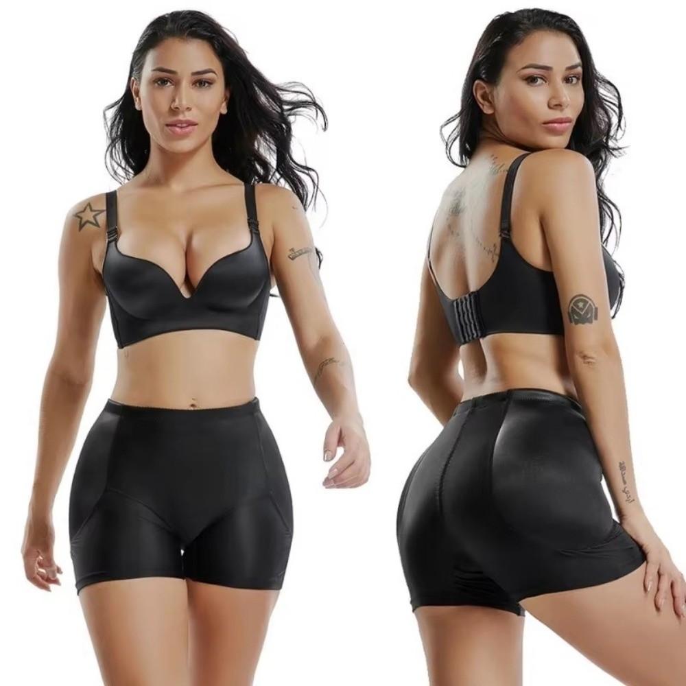Plus Size Padded Panties Butt Lifte Hip Pads Shapewear 2025 Women Underwear Tummy Control Shorts