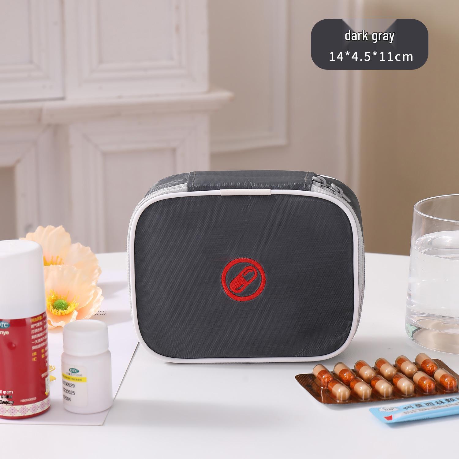 

Compact Travel Medical Storage Bag for First Aid & Medicine