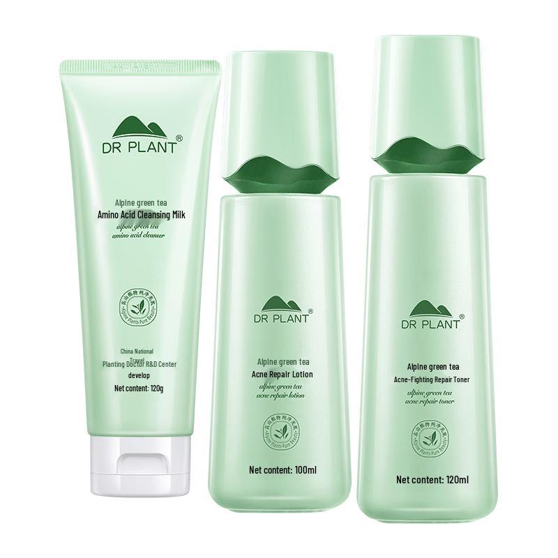 

DR PLANT Набор для ухода за кожей против акне с альпийским зеленым чаем