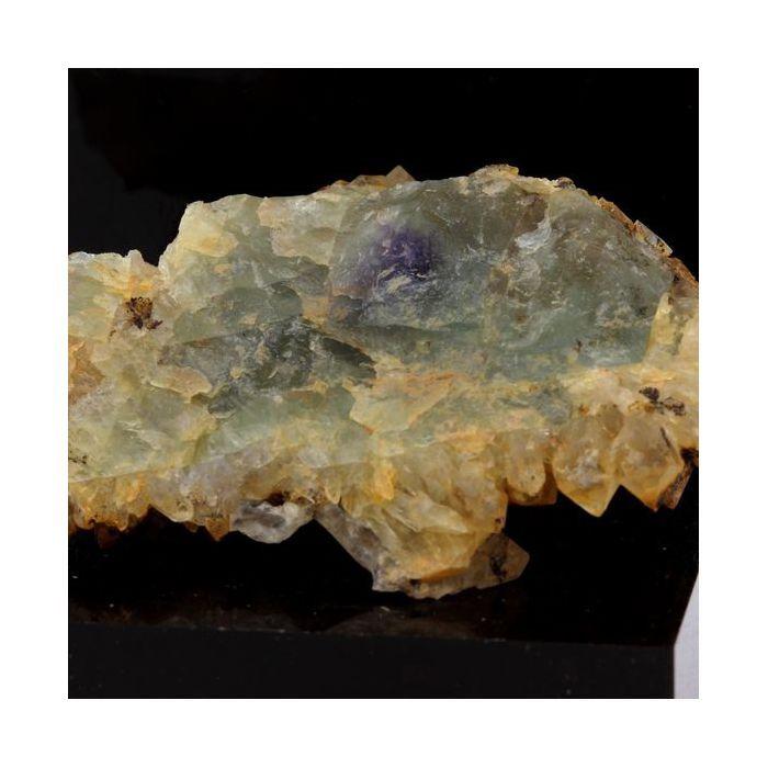Fluorite + Quartz - 89.5 carats - Multicolore - Authentique - Origine France