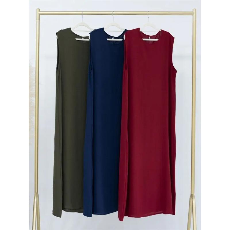 Ramadan Sleeveless Abaya Turkey Islam Arabic Muslim Long Dress African Dresses Women Clothing Robe Vestidos