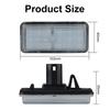 2 Pezzi Luce LED Targa Per Lexus LX470 LX570 GX470 Per Toyota Land Cruiser Prado J100 J120 J200 Reiz Mark X Lampade Targa