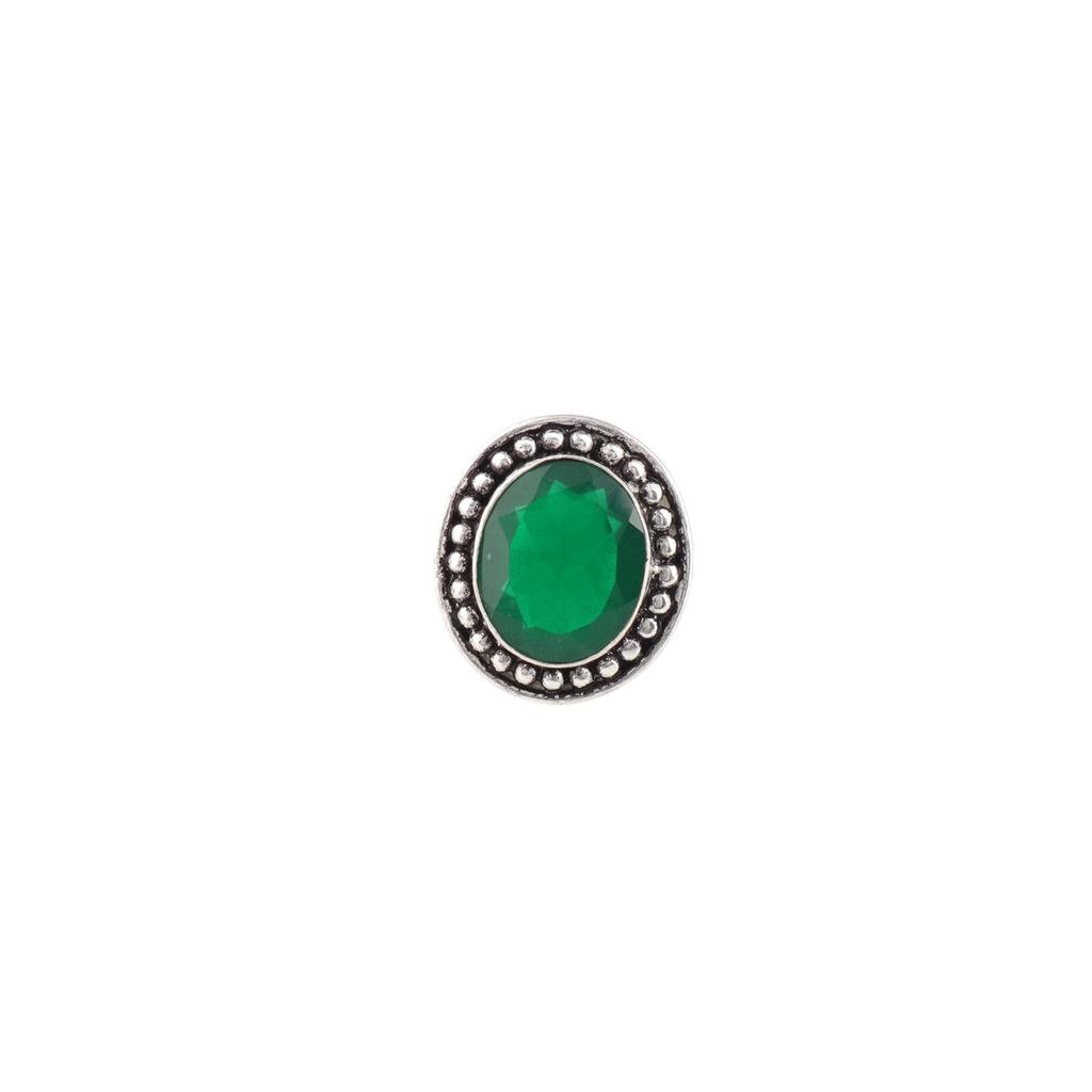 Green Onyx Gemstone 925 Sterling Silver Jewelry Handmade Ring For Christmas Gift RR-62-19