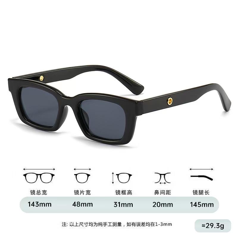 New Sunglasses for Women Cat Eye Retro Eyeglasses Trendy Vintage Small Frame Eyewear Designer Brand Shades UV400 Glasses