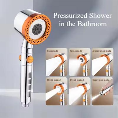Cabezal de Ducha de 5 Modos de Rociado Ahorrador de Agua ABS de Mano Cabezales de Ducha Spa de Gran Flujo Portátil Filtro de Baño Grifo de Ducha Juego de Boquillas