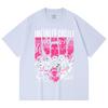 230 Gsm 100% Cotton Demon Slayer V89 Infinity Castle Print Unisex Heavy Cotton T Shirt