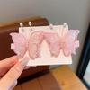 Children's butterfly hair clip for little girls, no harm to hair princess hair clip for girls, broken hair clip for baby hair accessories