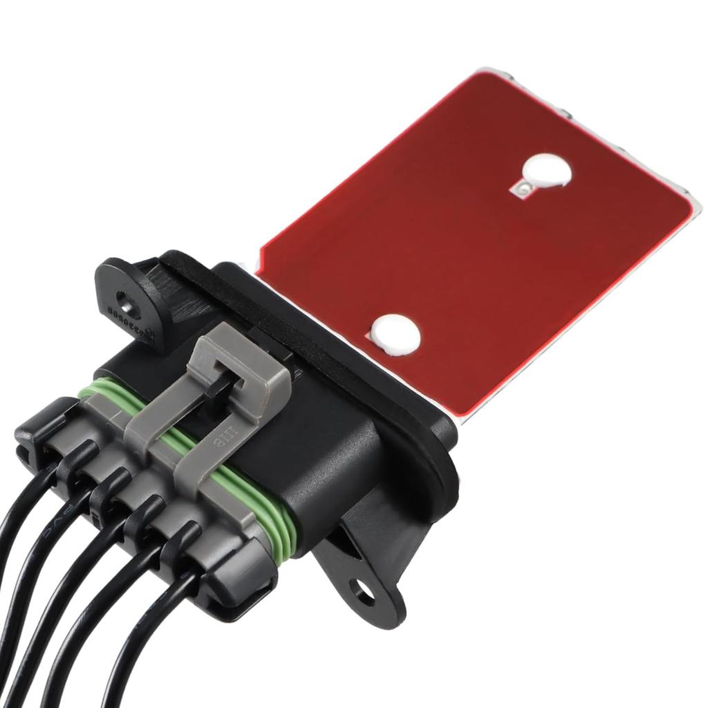 HVAC Blower Motor Resistor Kit AC Blower Control Module with 13 AWG Connector Wire Harness Compatible with Chevrolet Sonic 2012-2021 Spark 2013-2015