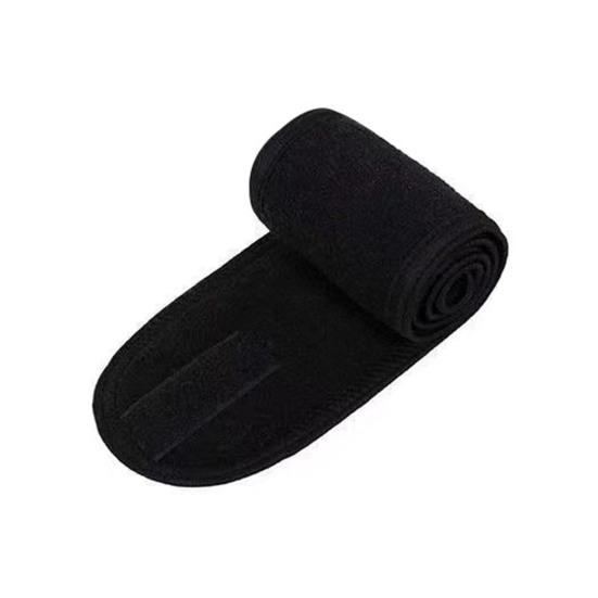 Hair Strap with Adjustable Fastener Tape Comfortable Velvet Cloth Fast Absorption Makeup Bathing Dressing Exercise Hair Band