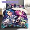 metarunner Pattern Bedding Quilt Set Quilt Cover Pillowcase Home Decoration Birthday Gift (1 * duvet cover + 2 * pillowcase, without core)