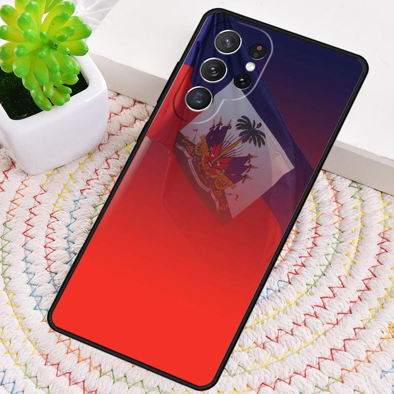 Haiti Haitian Flag soft Silicone Phone Case For Samsung Galaxy note 10 pro S26 S25 S24 S23 S22 S21 Plus S25Ultra Capa Cover