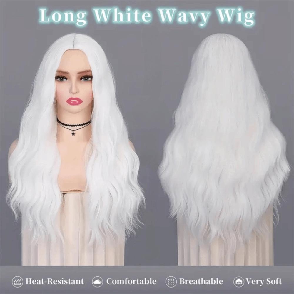 Fashionable Long Wavy Curly Wig Elegant Cosplay Lolita Wigs Cosplay Party