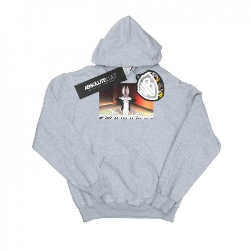 Looney Tunes Womens/Ladies Bugs Bunny Playing Piano Hoodie