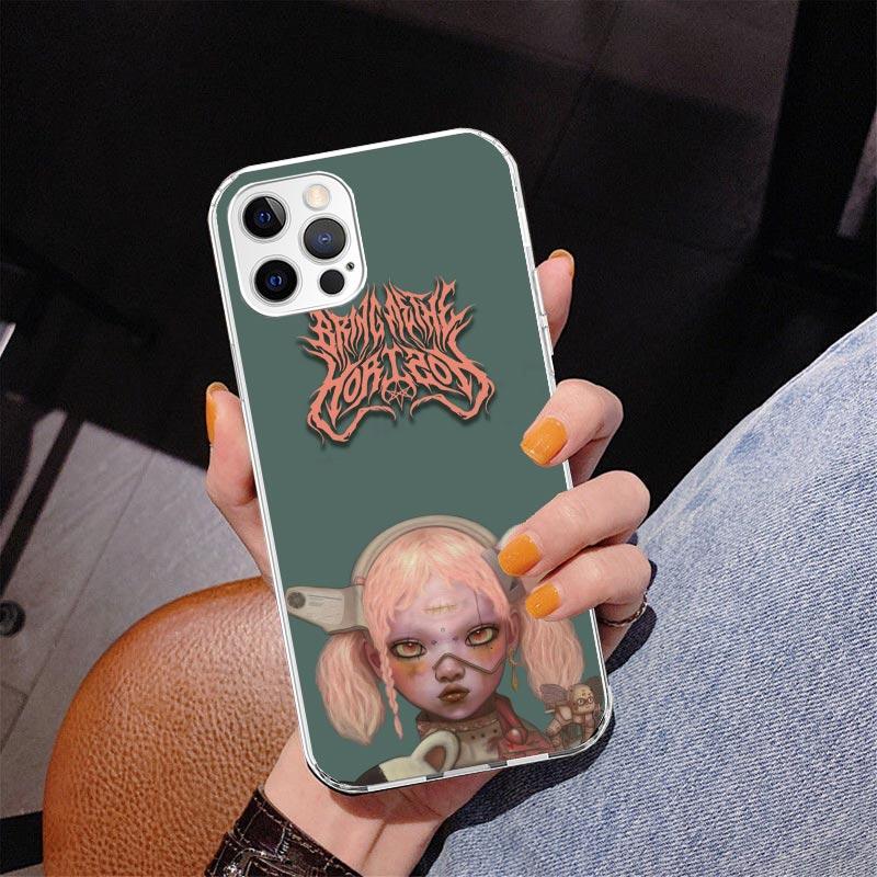 BMTH B-Brings Me The HorizonS Phone Case For iPhone 17 Air 16 Pro Max 16E 15 + 14 Plus 11 12 13 Mini 7 8 SE Gift Print Cover Fun