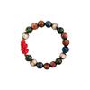 Fashionable Glass Beaded Bracelet Wealth Attracting Hand String Handmade Wrist Jewelry Gift for Friend and Family
