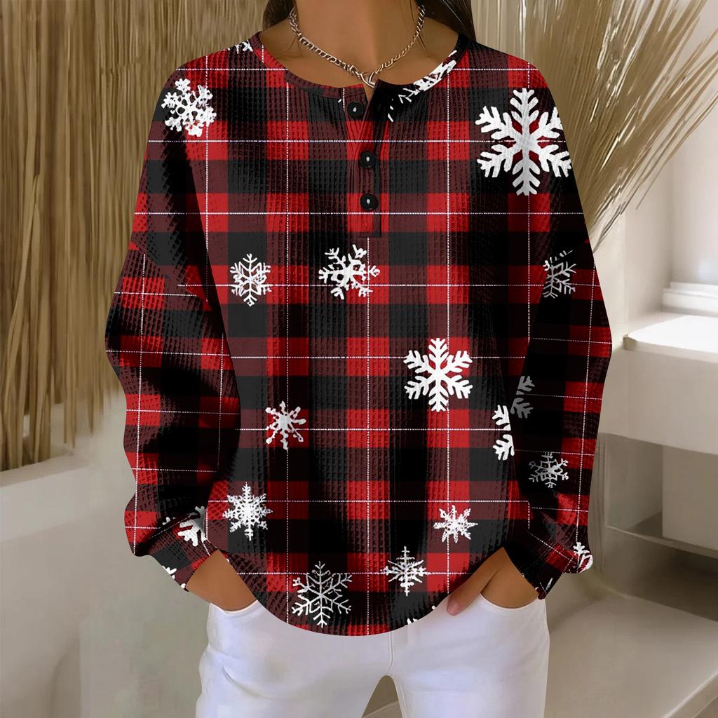 Women's Casual Shirts Long Sleeve Tops Button Up V Neck Loose Knit Fall Favorites For Women