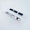 3D ABS Glossy Black Silver Letters 25T 28T 40T AWD Emblem for Cadillac CT4 CT5 CT6 Car Fender Trunk Rear  Logo Sticker