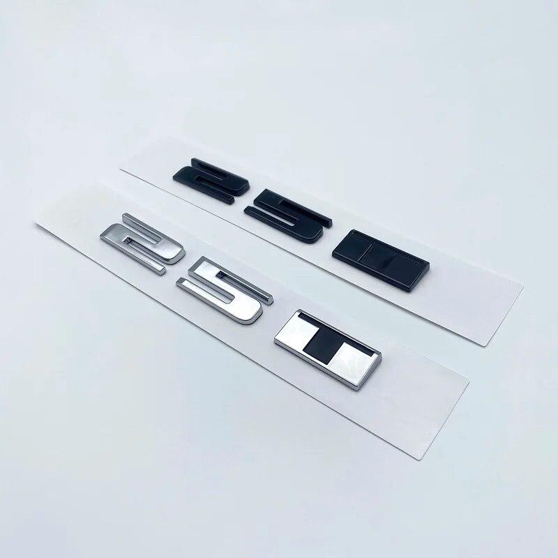 3D ABS Glossy Black Silver Letters 25T 28T 40T AWD Emblem for Cadillac CT4 CT5 CT6 Car Fender Trunk Rear  Logo Sticker