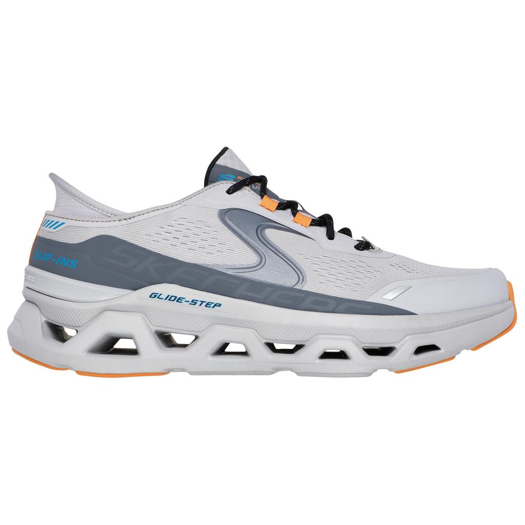 Skechers Glide-Step Altus Kényelmes Lélegző Ütéselnyelő Alacsony szárú Futócipő Férfi sneaker Szürke 232921-GYCC