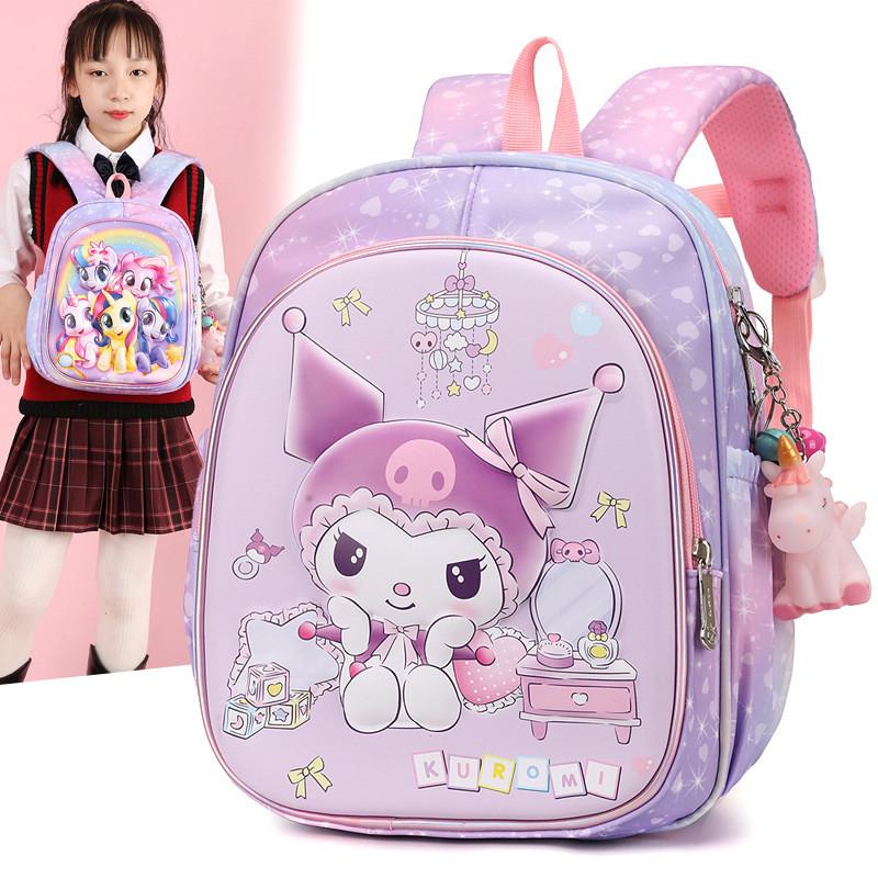 Adorable 3d Hard Shell Children's Backpack Featuring Cartoon Spiderman And My Melody