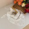 Women Sunproof Lace Triangle Kerchiefs Lightweight Summer Tie Back Kerchiefs