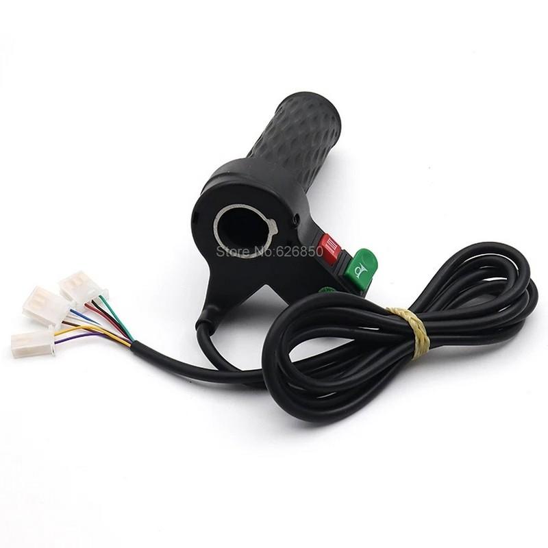 12V-72V Handlebar Grips Three Speed Horn Universal Turn Handle Throttle Accelerator For Citycoco Electric Scooter Motorcycle