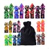 Acrylic Polyhedral Set D8 D10 D12 D20 for RPG Role Playing DND Board Game