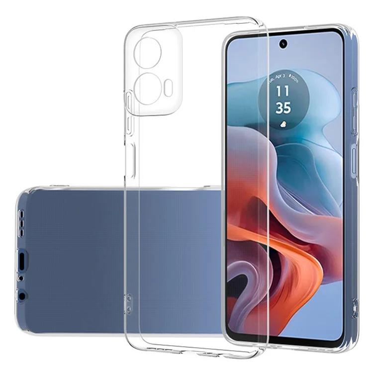 

For Motorola Moto G34 5G TPU Case Transparent Camera Protection Phone Cover