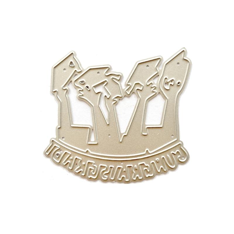 Graduation Metal Cutting Dies DIY Craft Carbon Steel Embossing Template Stencil Scrapbooking for Card Die Cuts Mold