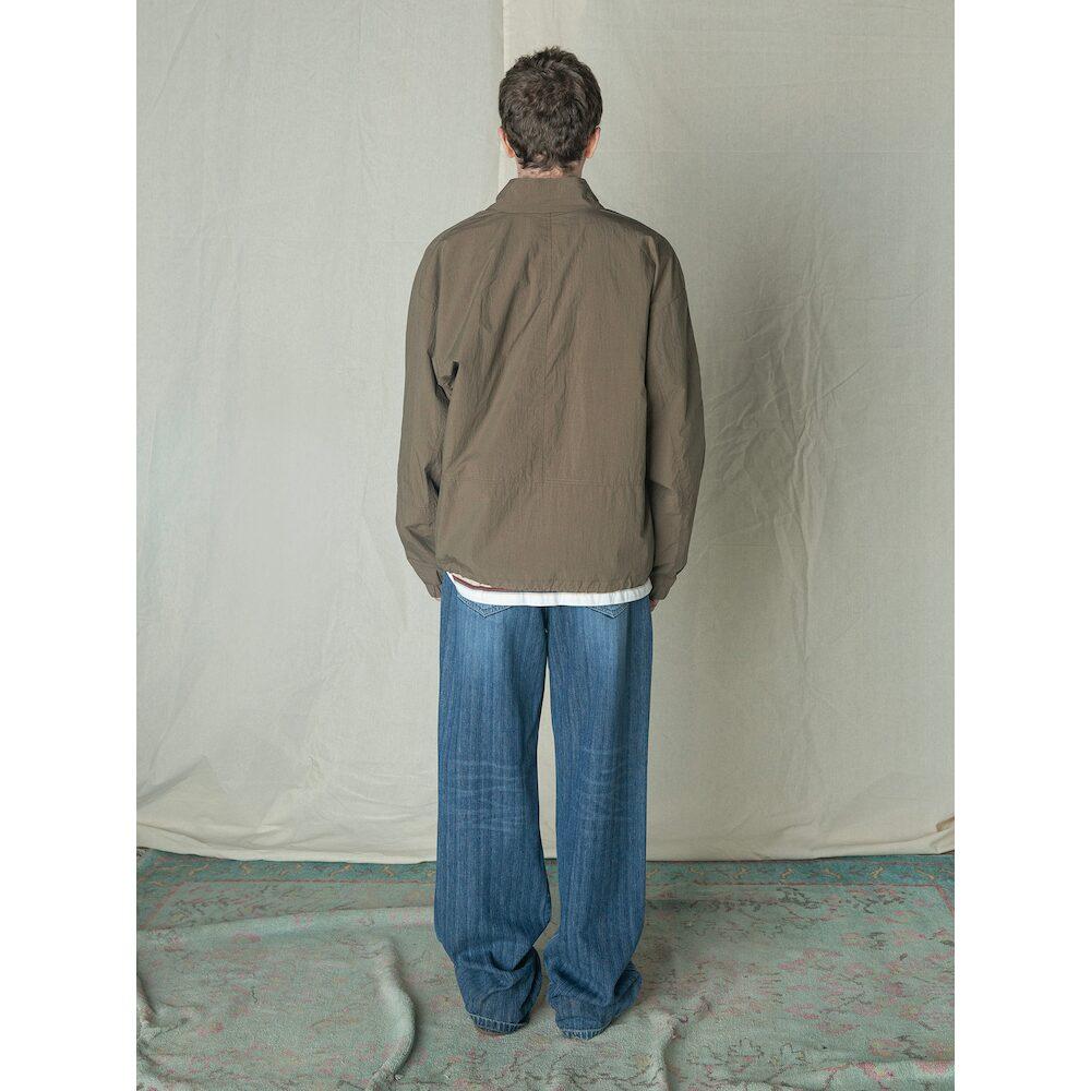 Saendeusaundeu Slub Denim Pants Blue