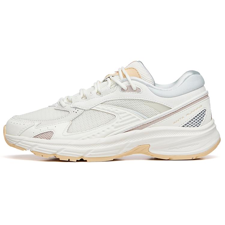 

New Anta Low-Top Running Shoes Women s White Gray 922235596-10 36.5