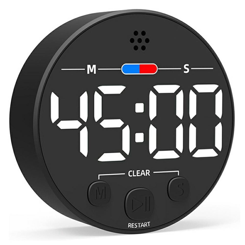 

GL320 LLR109 Magnetic LED Timer Digital Display Countdown Clock for Kitchen Baking Timing Tool White