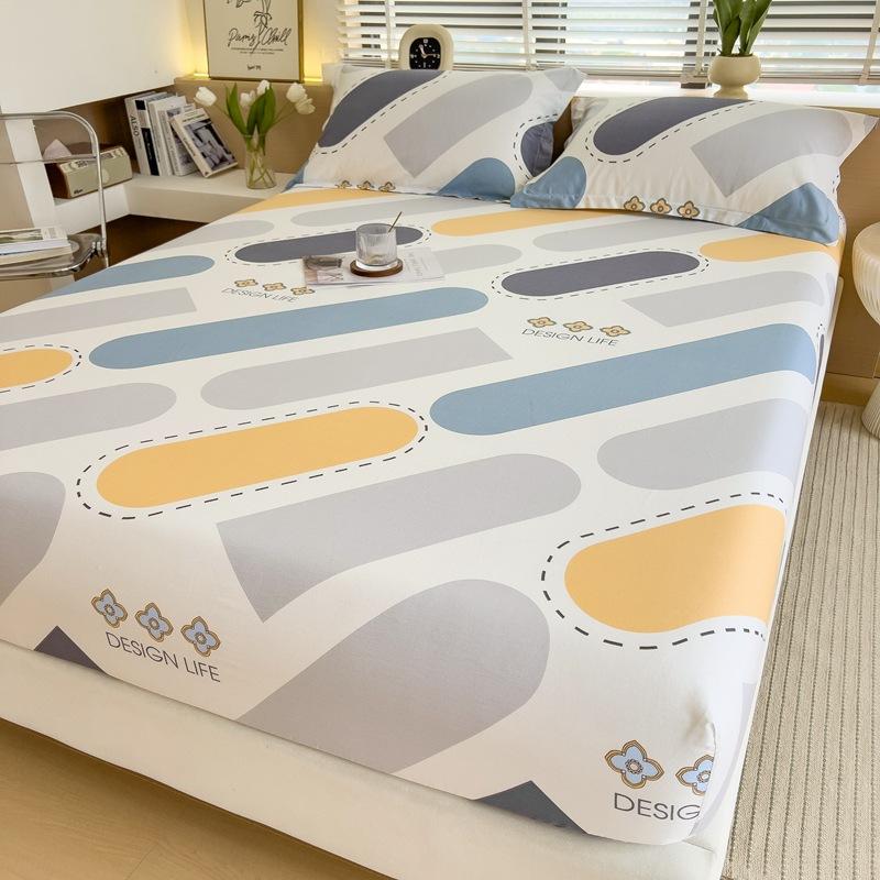 Cotton Printed Mattress, Simmons Mattress Protective Cover, Pure Cotton Lazy Bedspread Pillowcase