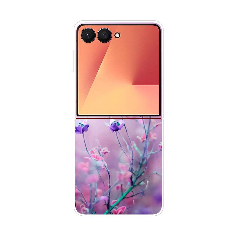 Luxury Transparent Phone Case For Samsung Galaxy Z Flip 7 Cases Hard PC Folding Cover For Galaxy Z Flip7 Shockproof Capa Fundas