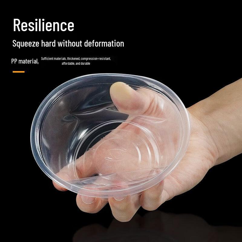 ZISIZ Disposable Plastic Bowls