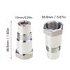 Oxygen O2 Sensor Spacer Adapter CEL Fix Check Engine Light Eliminator with Catalytic ConverterConnector Extension Filter