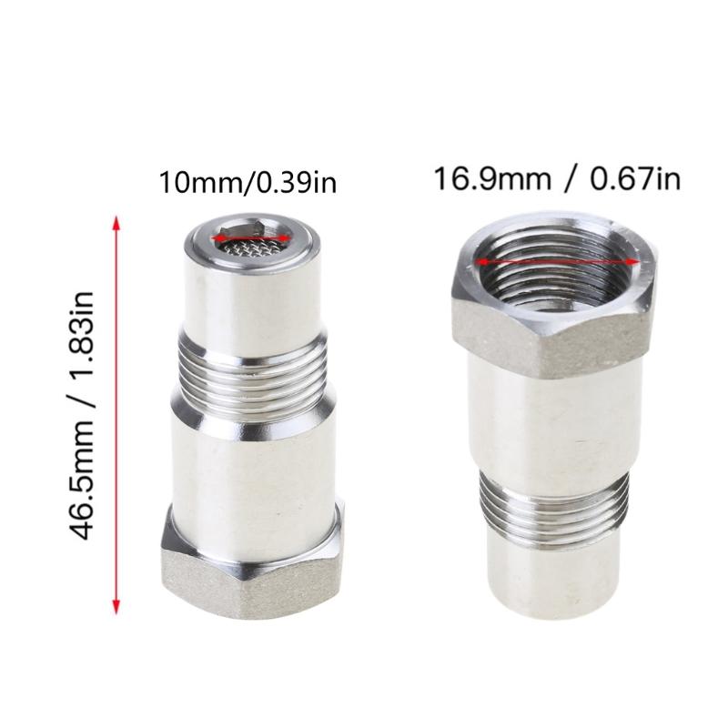 Oxygen O2 Sensor Spacer Adapter CEL Fix Check Engine Light Eliminator with Catalytic ConverterConnector Extension Filter