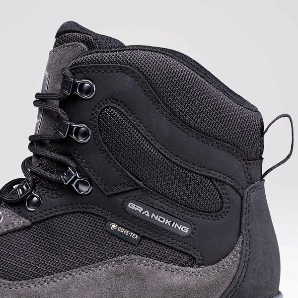 Grand King Hiking Shoes 11897 GK8X FFF 191 Size cm (Black/Gray) 27.5