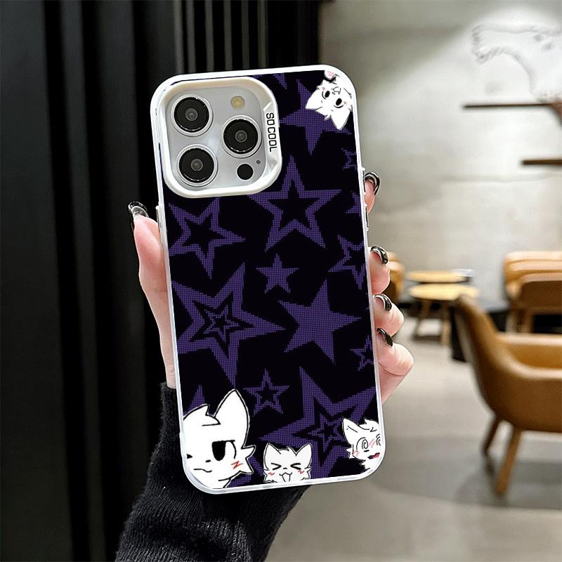 

Cute B-Boykisser Catoon Soft Phone Case for iPhone 15 16 17 Pro Max 17Air 16E 14 Plus 13 12 Mini Shockproof Cover Back Shell iPhone 12 Mini