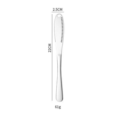 Perforiertes Buttermesser aus Edelstahl