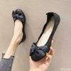 Fashion Soft Soled Comfortable Flat Shoes New Spring Summer Casual Versatile Butterfly Knot Women's Non Tiring Single Shoes