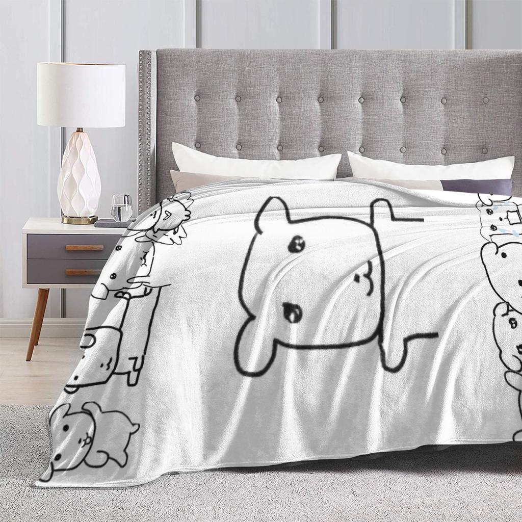 Soft Comfy Blankets Travel Office Cute GANADI Throw Blanket Pattern Bedspread For Living Room